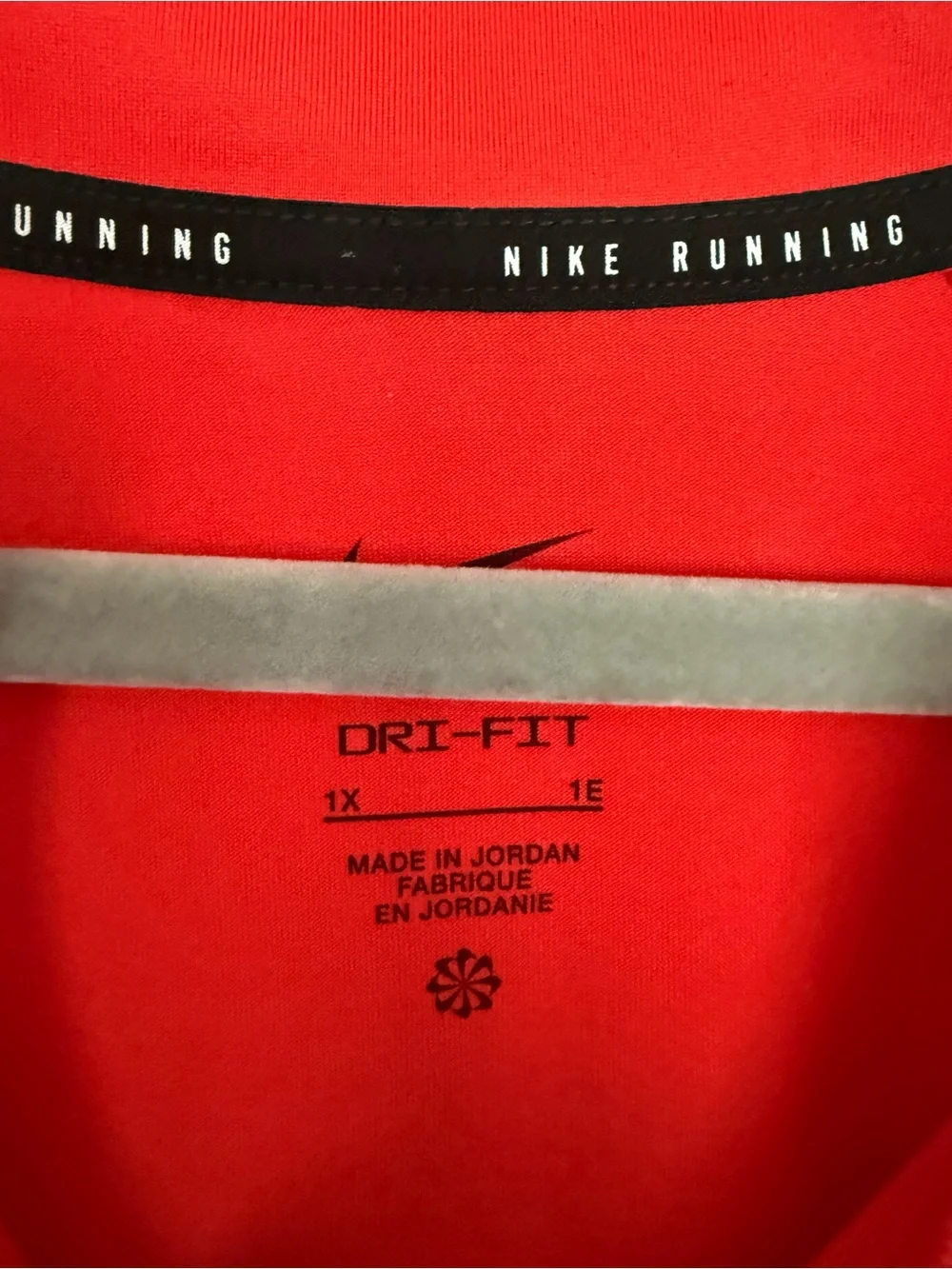 Nike running Red Dri-FIT Half-Zip Hoodie- size 1X